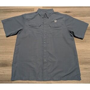 BSA Men's Blue Lightweight Vented Scouting America Adventure Shirt Size Large
